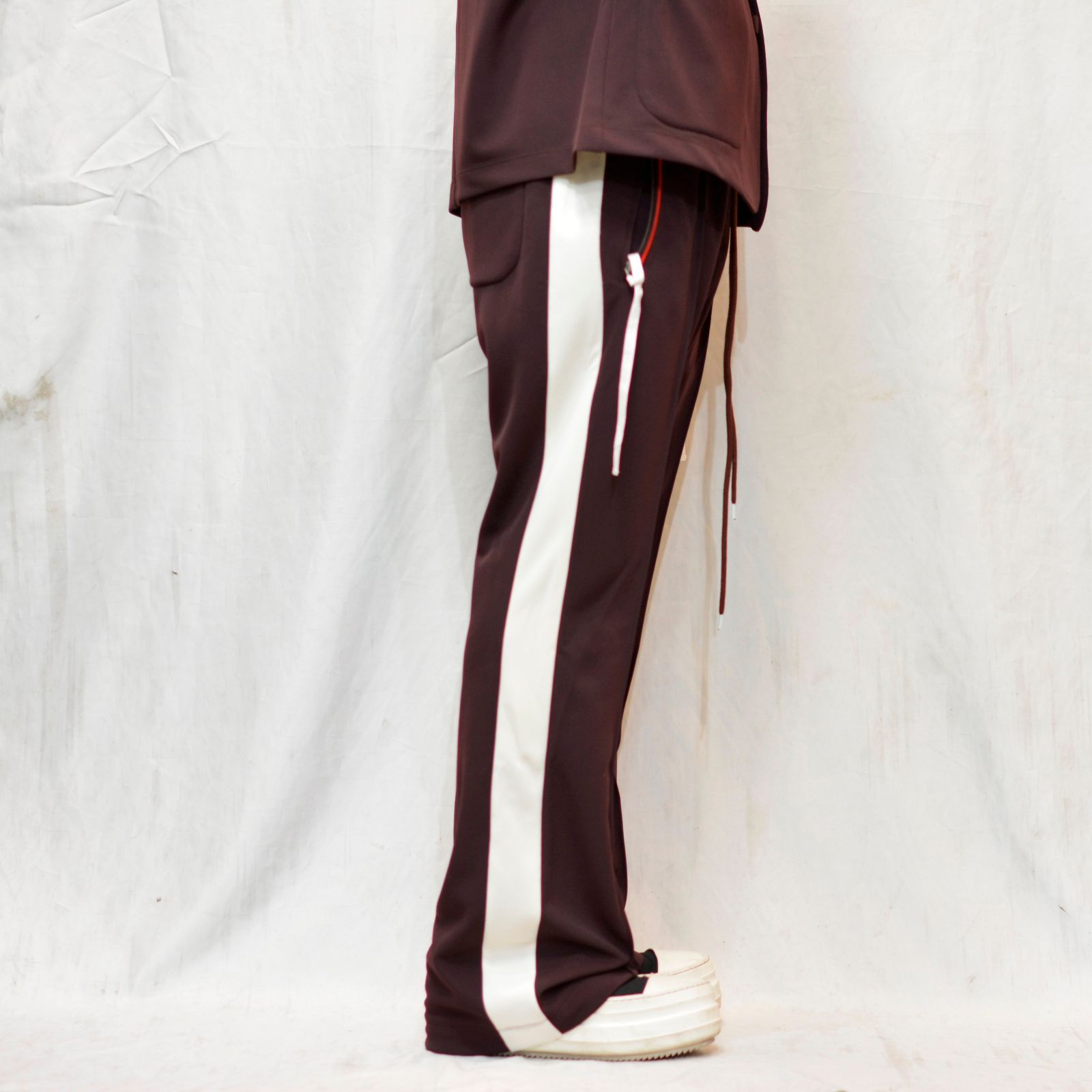 "FLARED JERSEY PANTS