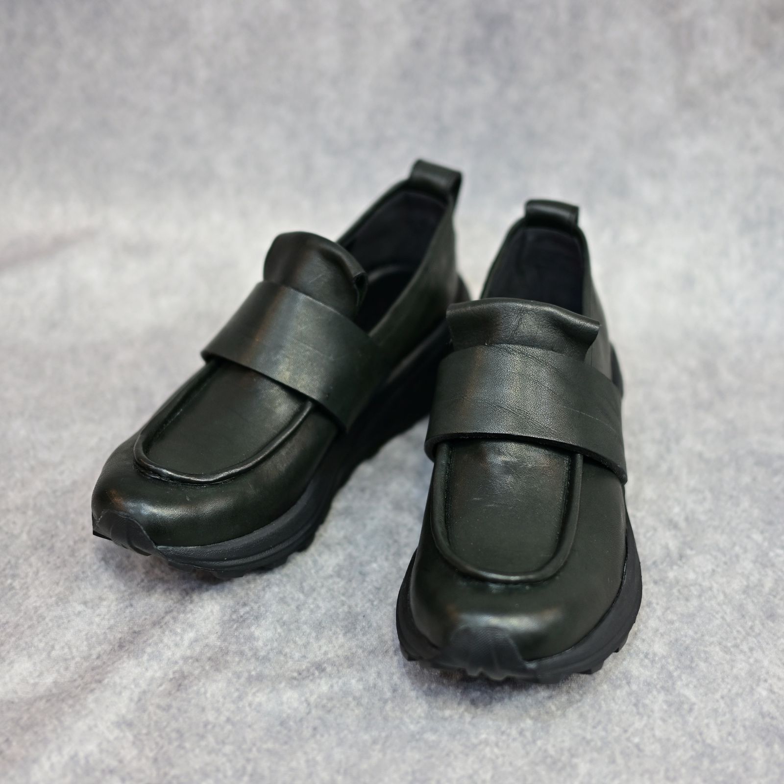 ジャパンショルダー製品染め ローファー （BLACK）｜ブーツ スニーカー ｜ 660-01