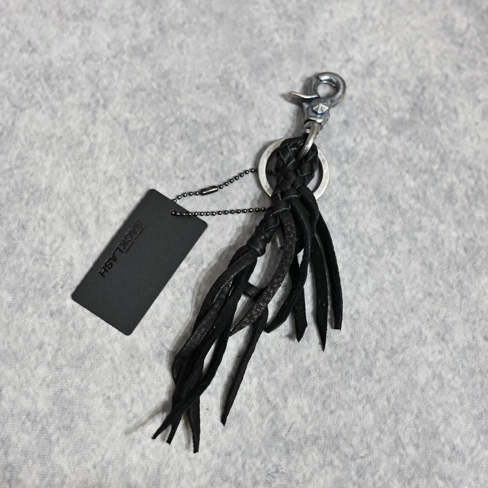 ディアスキン メッシュ キーホルダー （BLACK） 367-01