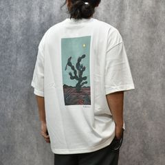 × MIHO MURAKAMI DROP SHOULDER PRINT TEE (WHITE / B) / × 村上実帆 プリントTシャツ