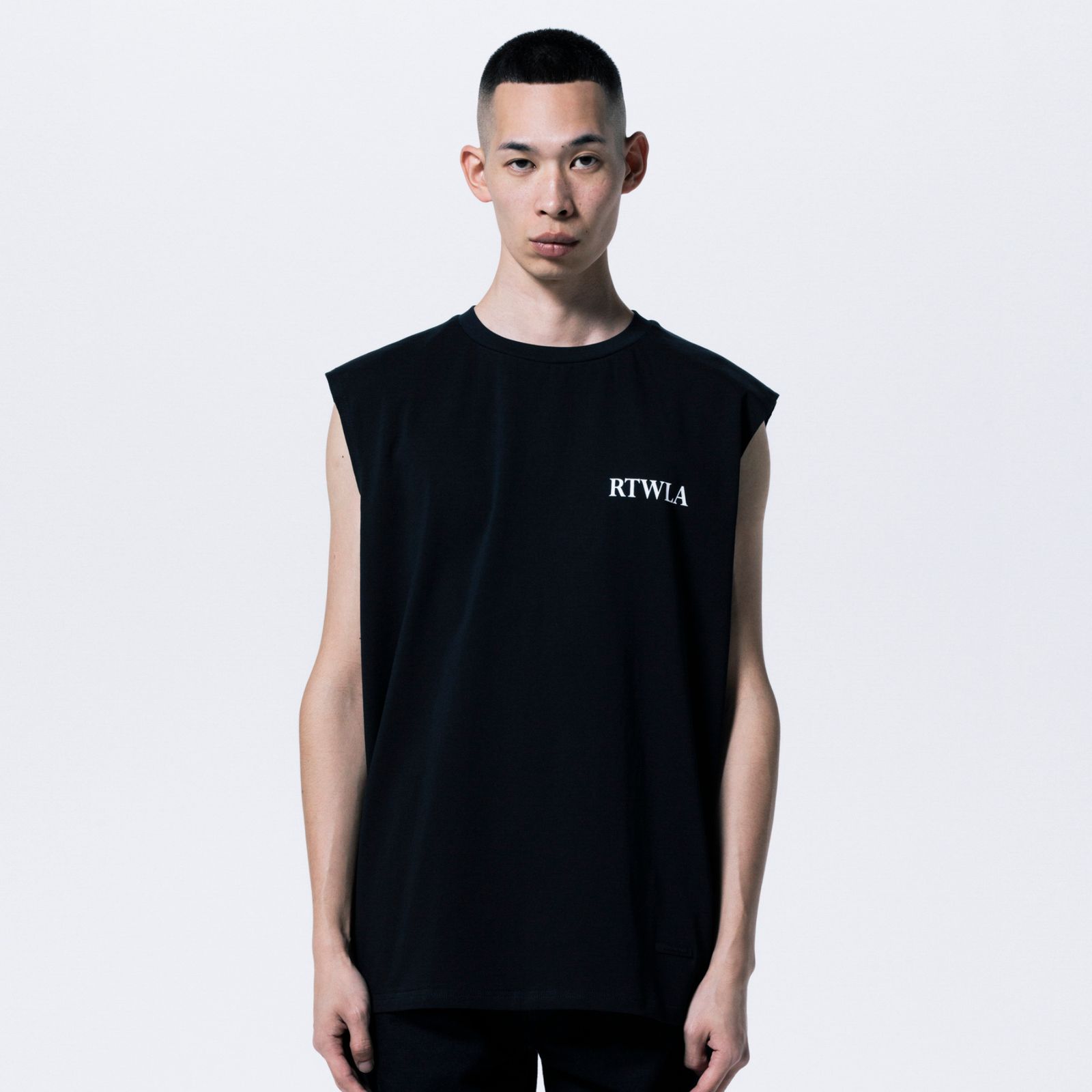 予約商品｜R9 RTWLA NOSLEEVE TEE （BLACK）｜ノースリーブ Tシャツ｜入荷：2026年5月予定