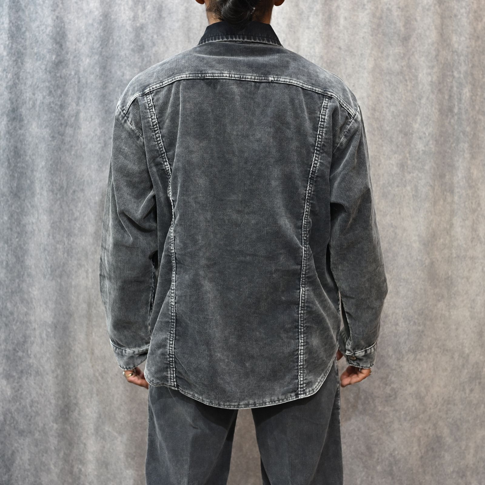 × Wrangler SHIRT （BLACK）｜× ラングラー コーデュロイシャツ｜6252-WR01