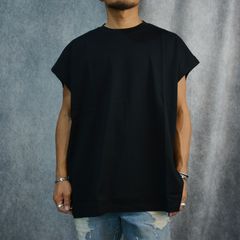 Big Nosleeve T-SH （BLK） / ビックシルエット ノースリーブ （ブラック）