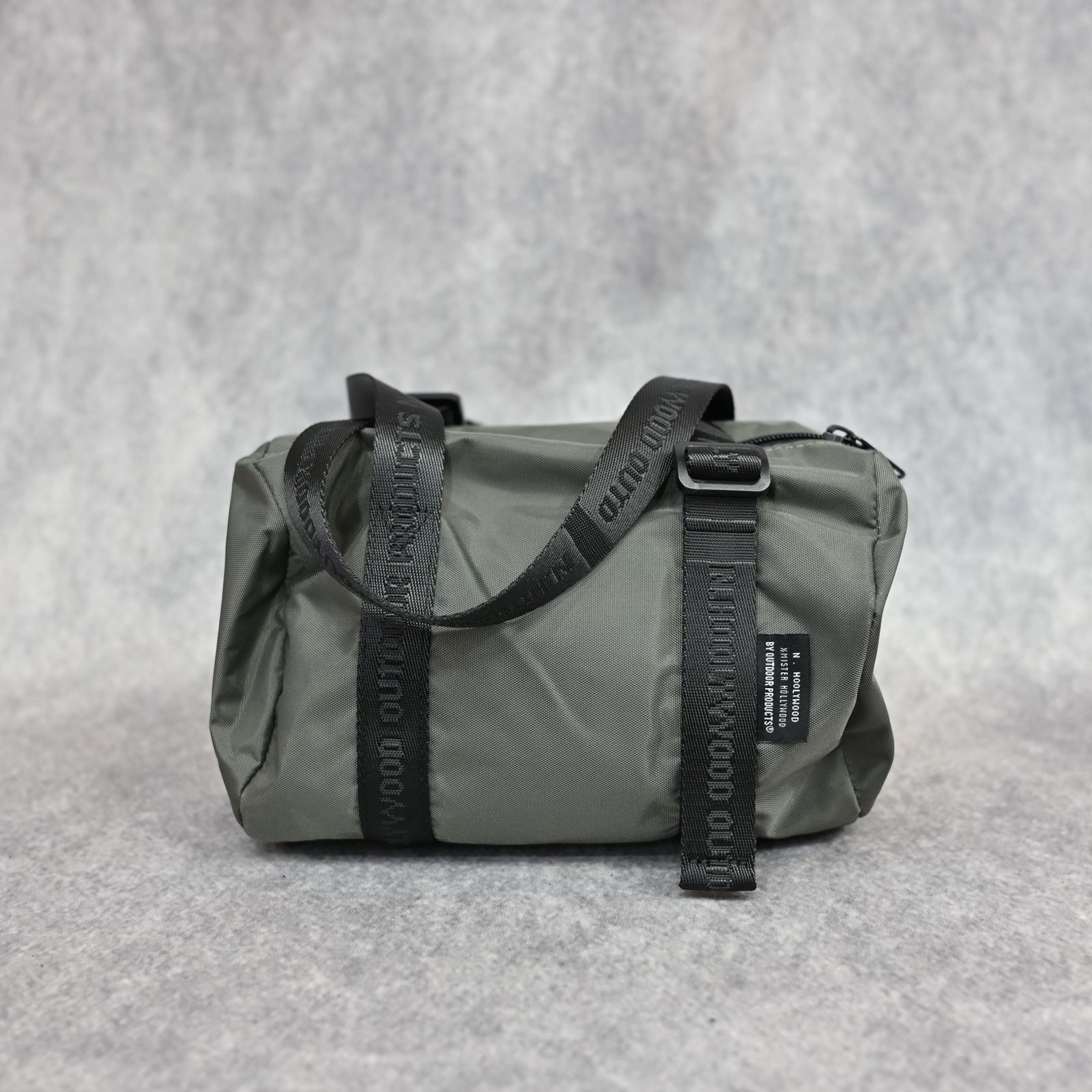 × OUTDOOR PRODUCTS MINI BARREL BAG （CHARCOAL）｜2252-AC06