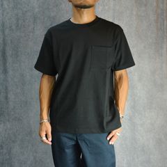 Standard Crewneck T-SH （BLK） / ポケット Tシャツ （ブラック） STC-401