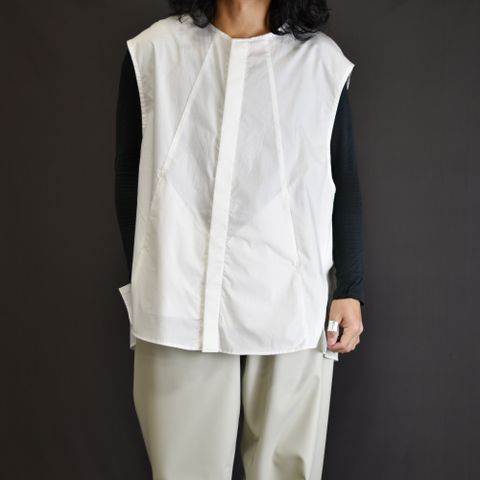 シャツベスト / LB23SS-ESSH01-BC (WHITE)