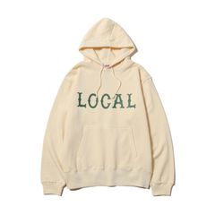 CLASSIC LOCAL LOGO PULLOVER HD (IVORY) / クラシック ローカル ロゴ プルオーバー フーディー パーカー