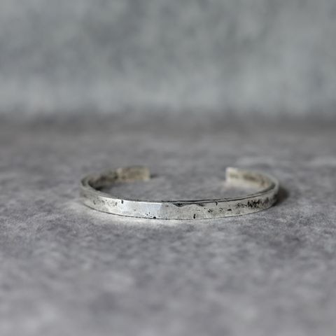 STRAIGHT BANGLE NARROW （M）｜ SILVERS 純銀