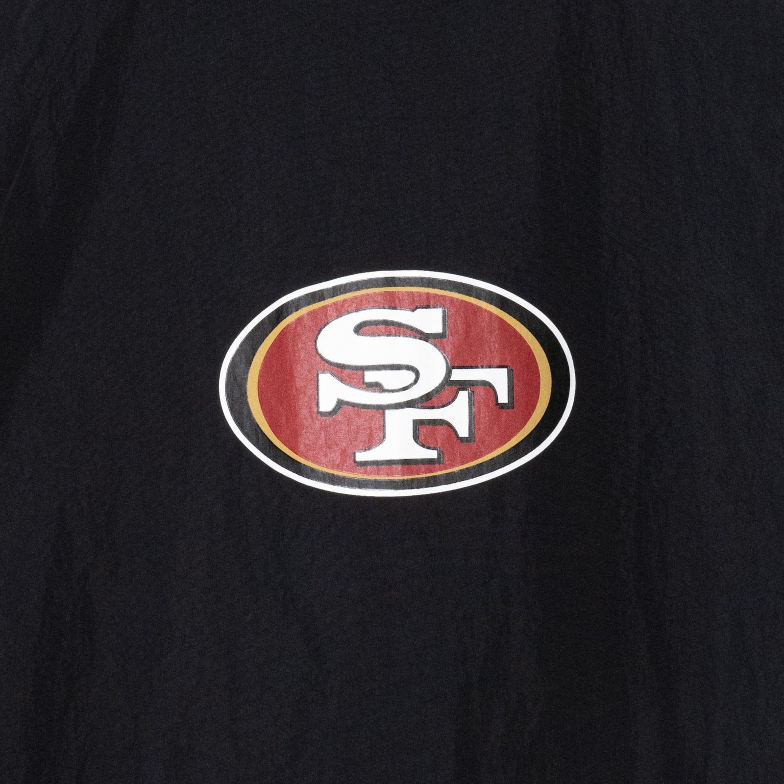 × NFL 49ERS S/S NYLON GAME SH (BLACK) / ナショナル・フットボール・リーグ サンフランシスコ・49ers 半袖 ナイロン ゲームシャツ
