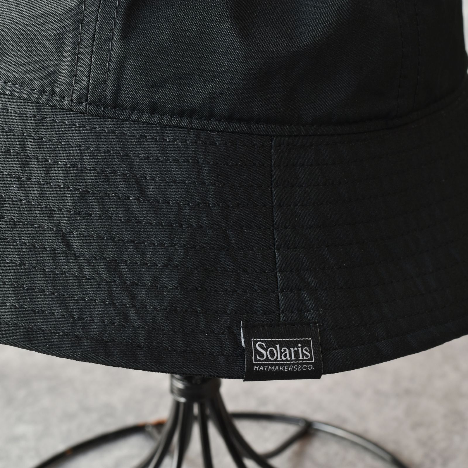 Limonta Twill Bowler Bucket "OLDBOY" (BLACK) / ボーラータイプ バケットハット