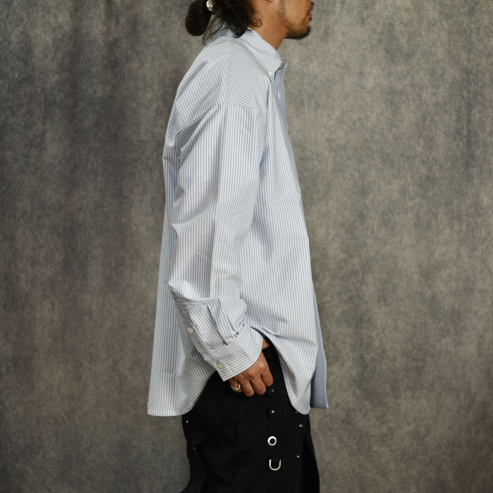 COTTON OXFORD SHIRT (BLUE) / オックスフォード BDシャツ