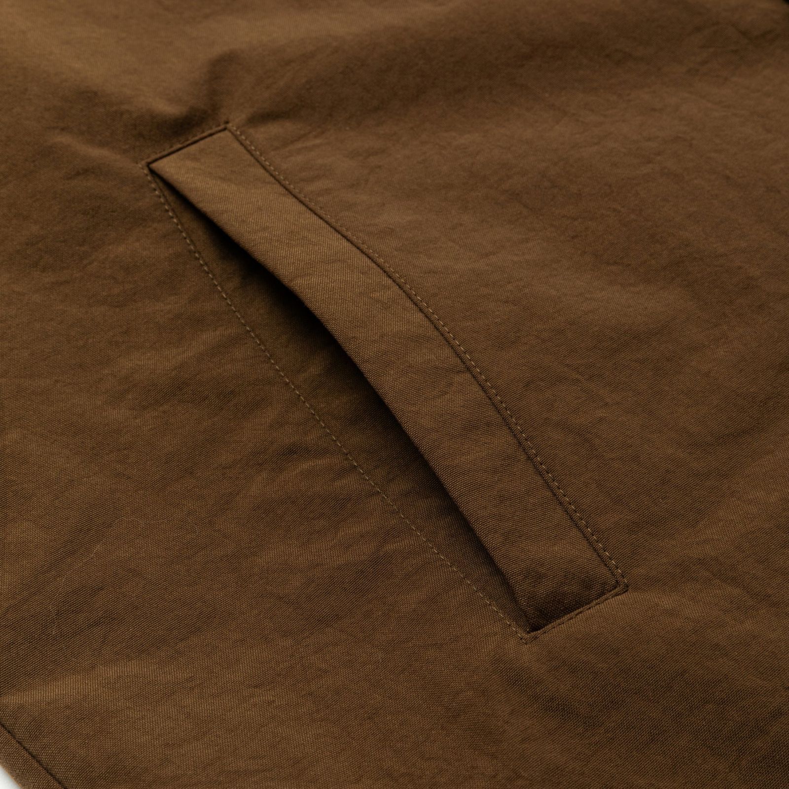 VINTAGE NYLON OXFORD HALF COAT (BROWN) / ヴィンテージ ナイロン オックスフォード ハーフコート