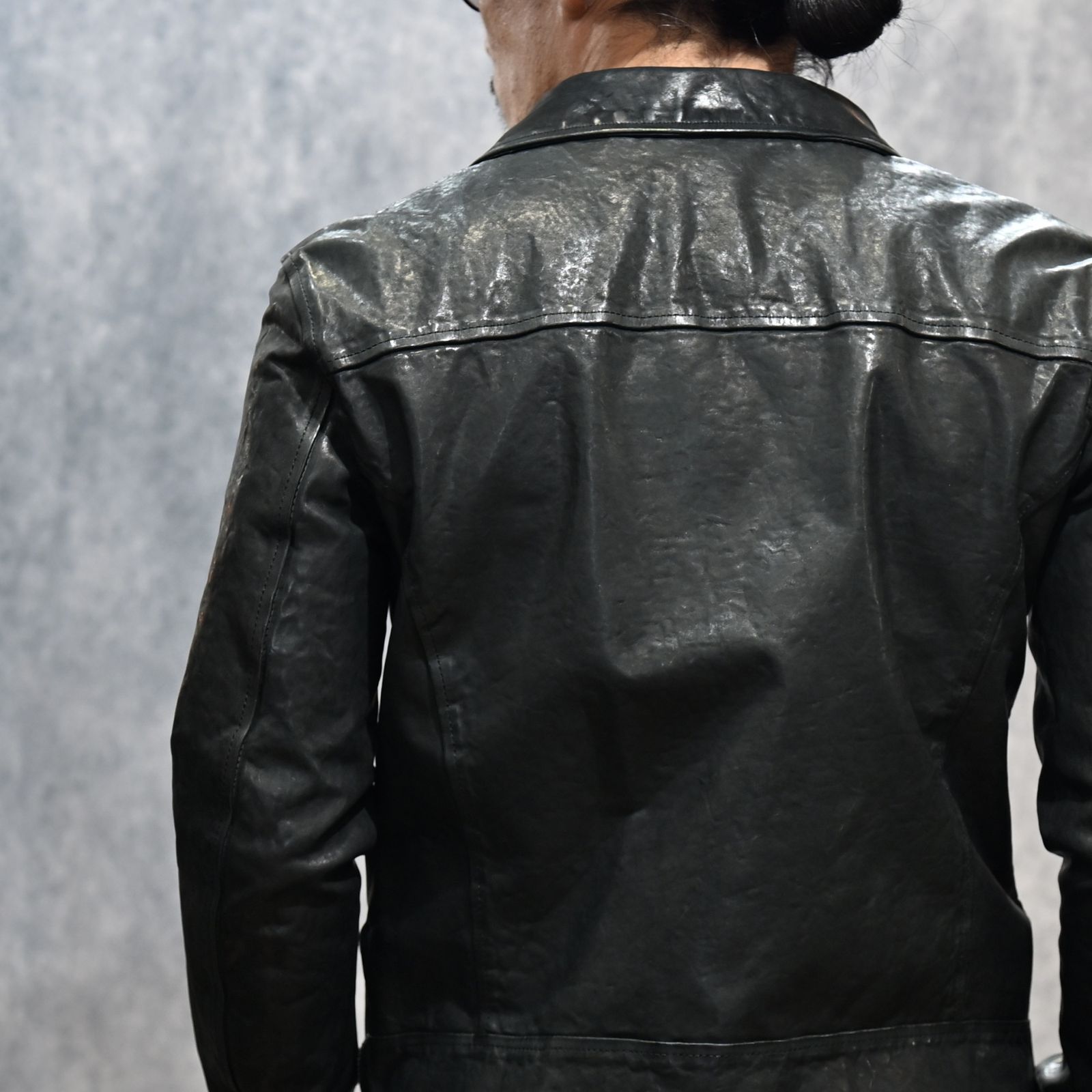 ISAMU KATAYAMA BACKLASH - イタリーショルダー製品染め ダブル