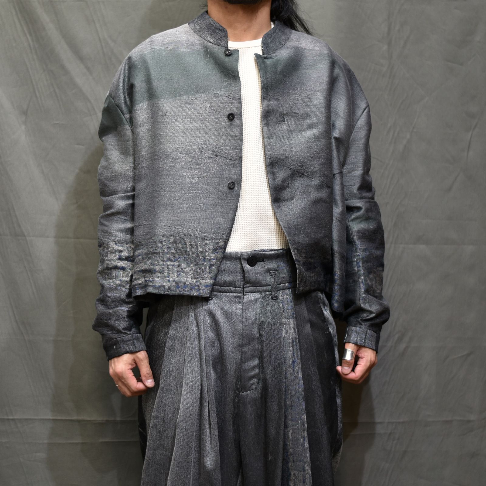 ショートシャツジャケット / LB22SS-SH04-JQ (SKY BLUE GREY)