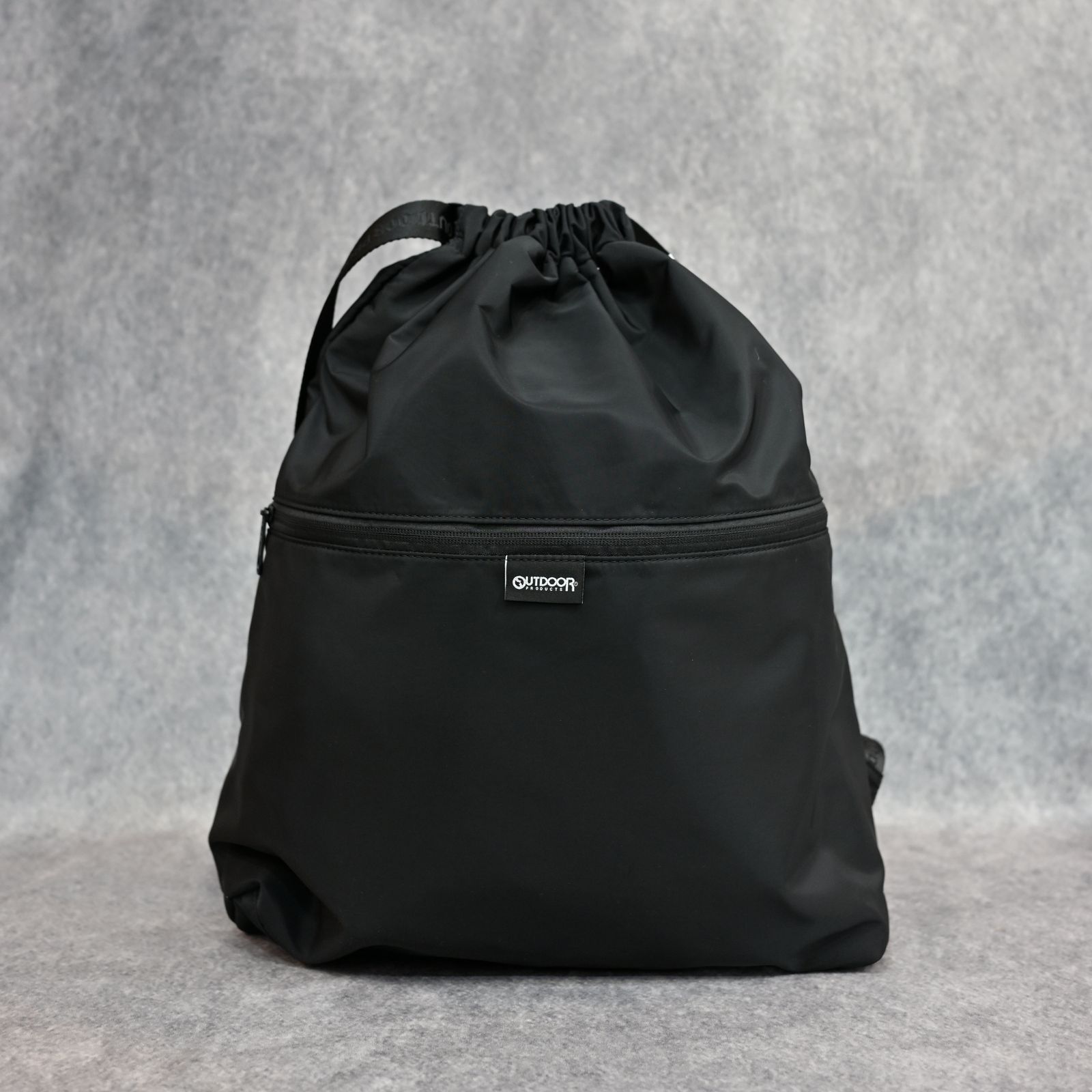N.HOOLYWOOD COMPILE × OUTDOOR PRODUCTS / DRAWSTRING BACKPACK （BLACK / ブラック）｜バックパック｜2261-AC03