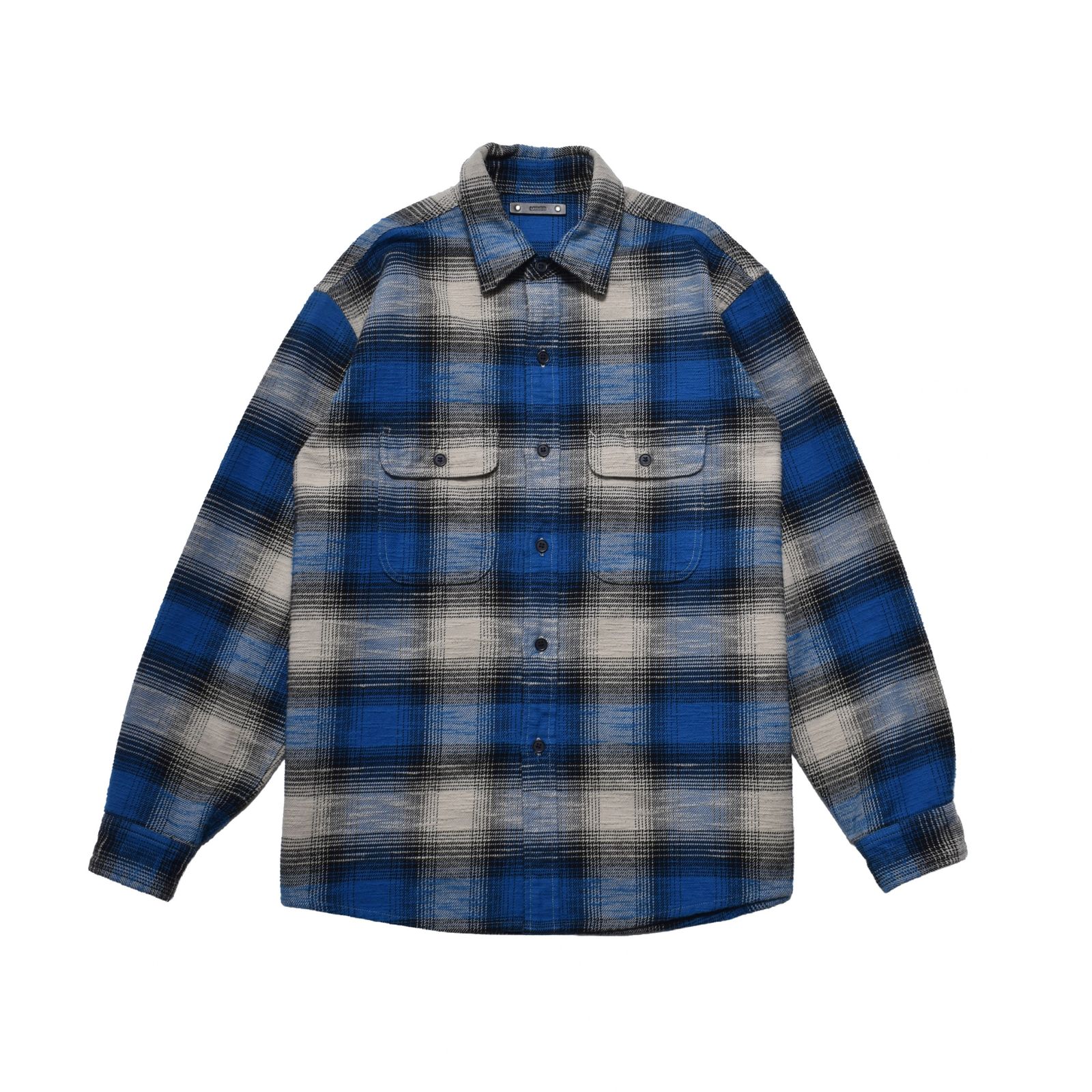 Heavy Cotton Flannel Ombre Work Shirt （BPT）｜フランネル オンブレチェック ワークシャツ｜MDFBF09503