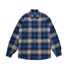 Heavy Cotton Flannel Ombre Work Shirt （BPT）｜フランネル オンブレチェック ワークシャツ｜MDFBF09503