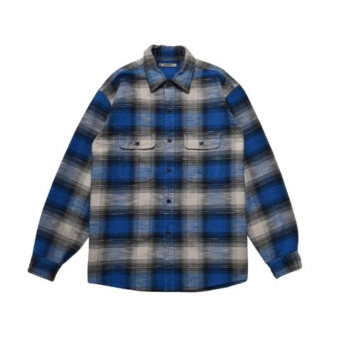 Heavy Cotton Flannel Ombre Work Shirt （BPT）｜フランネル オンブレチェック ワークシャツ｜MDFBF09503