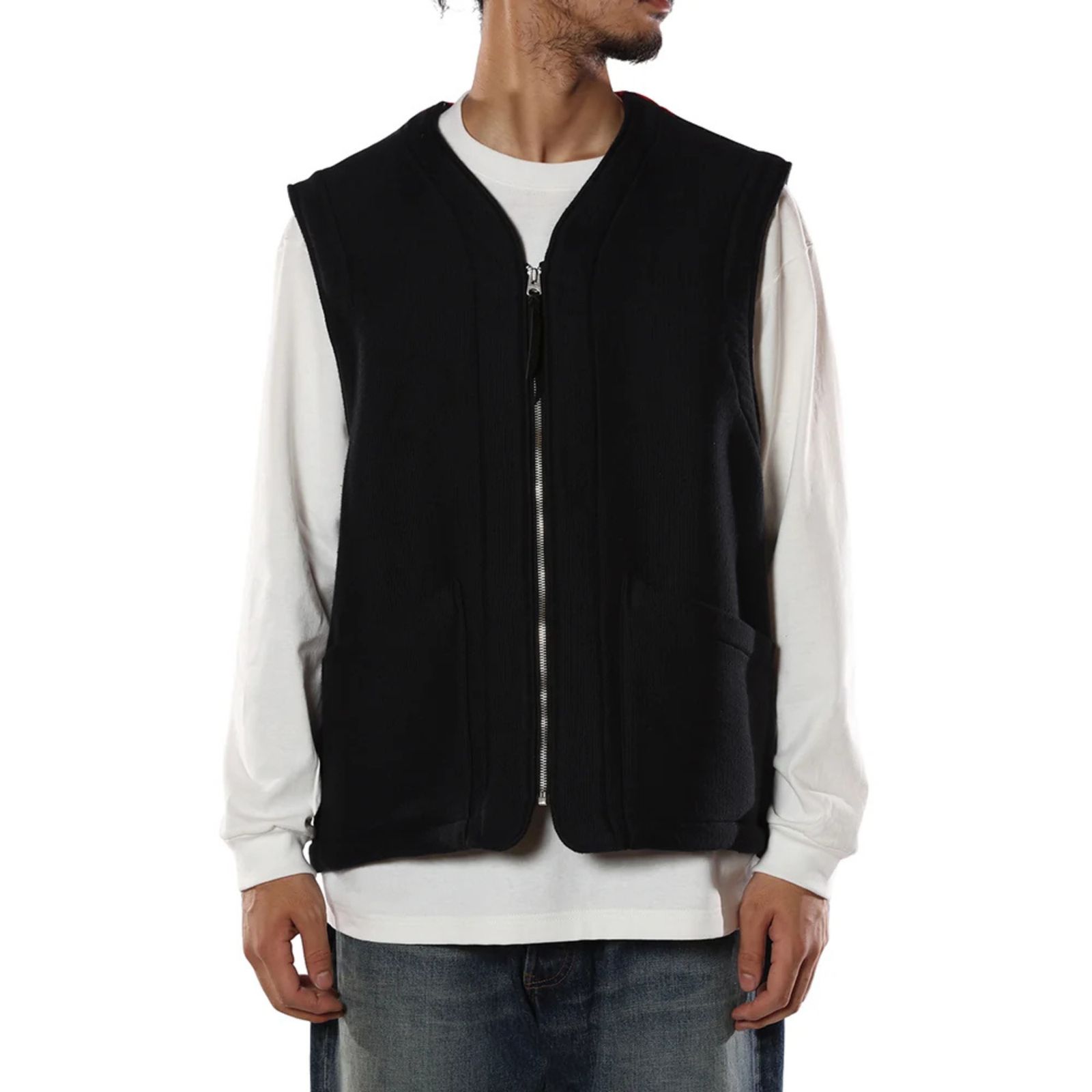 NATIVE BLANKET VEST (BLACK)｜ネイティブ ブランケット ベスト｜CL-26EA001ULT