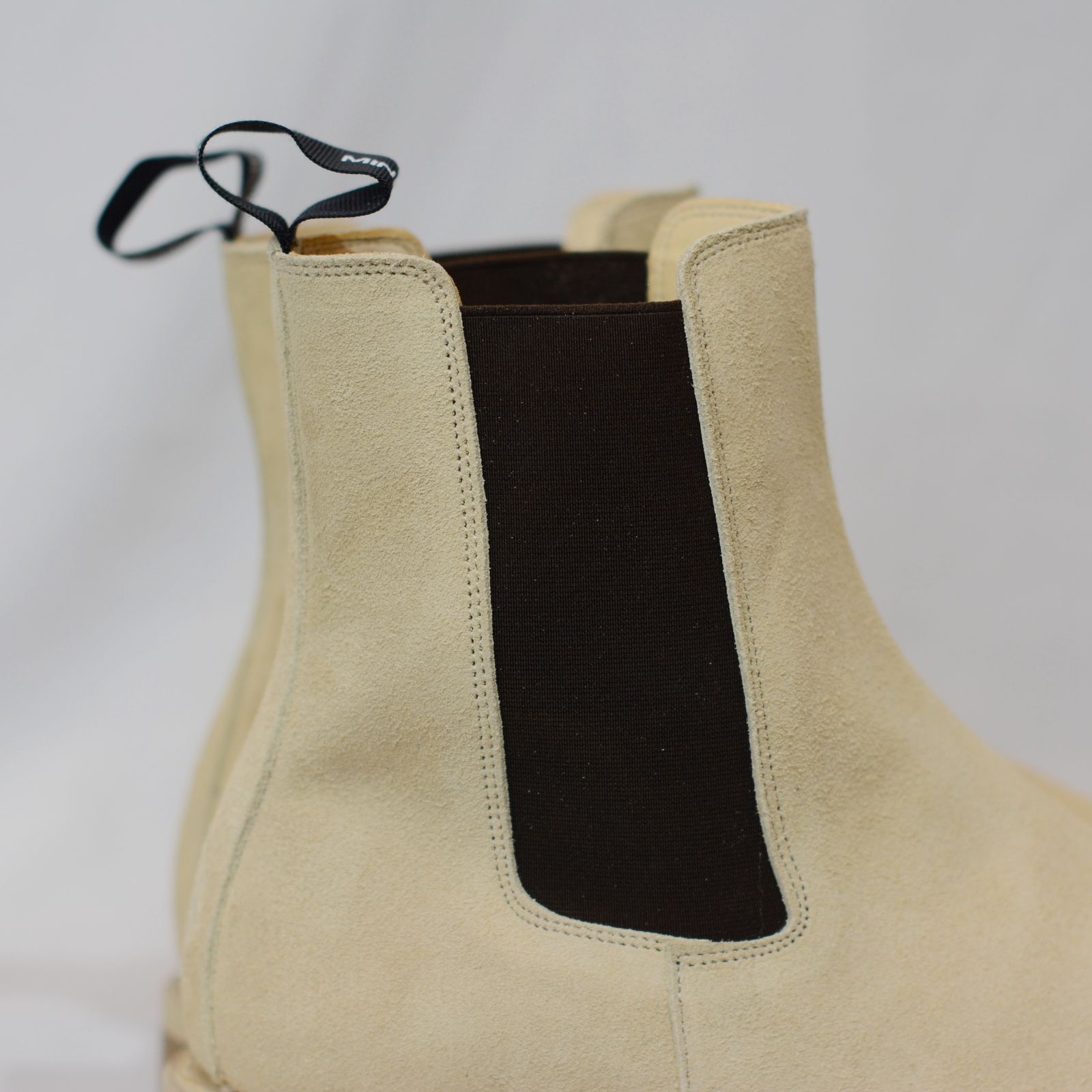 MINEDENIM - Suede Leather Side Gore Boots （BEIGE） | chord