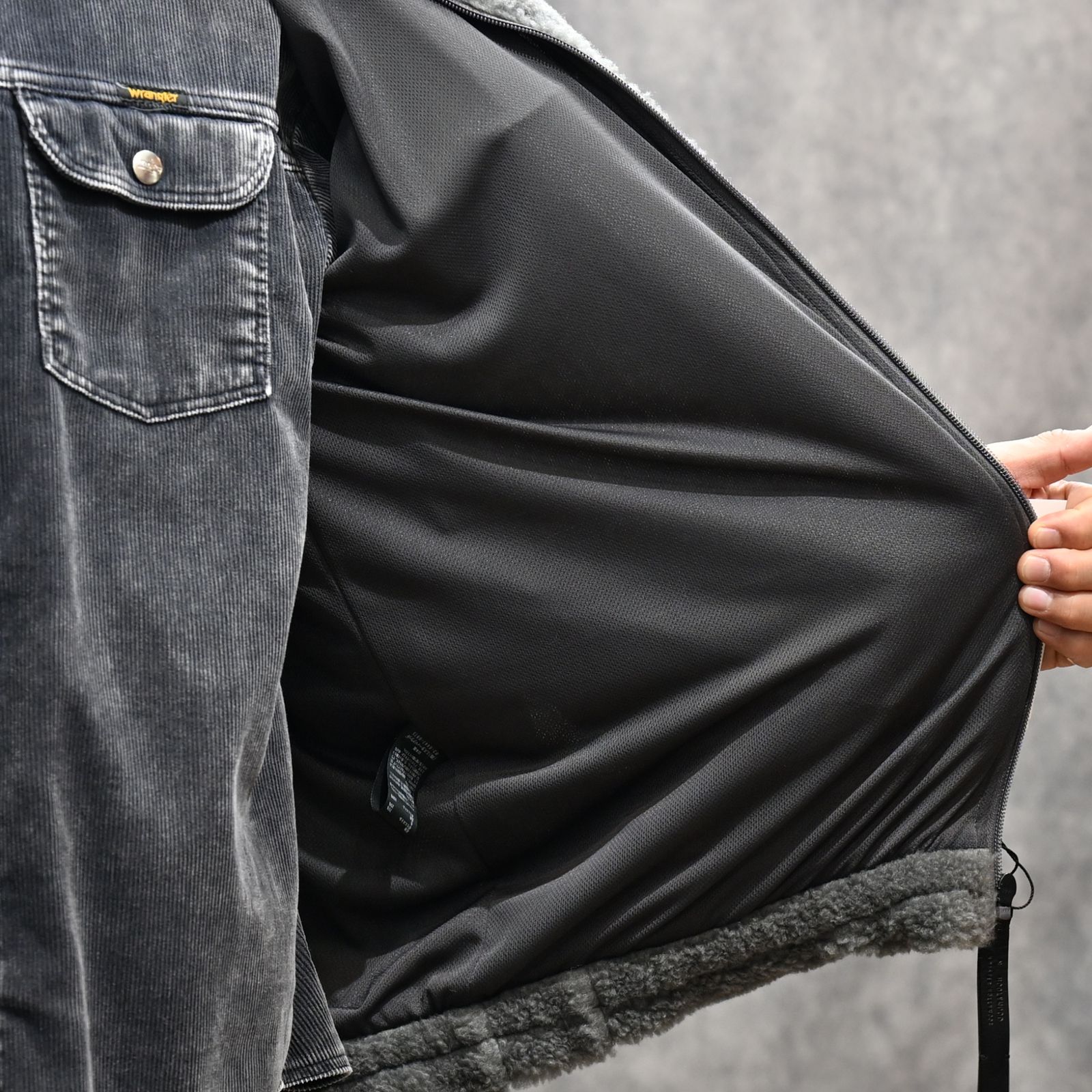 HOODED BLOUSON （GRAY）｜フーディーブルゾン ジップパーカー｜2252-BL05-002