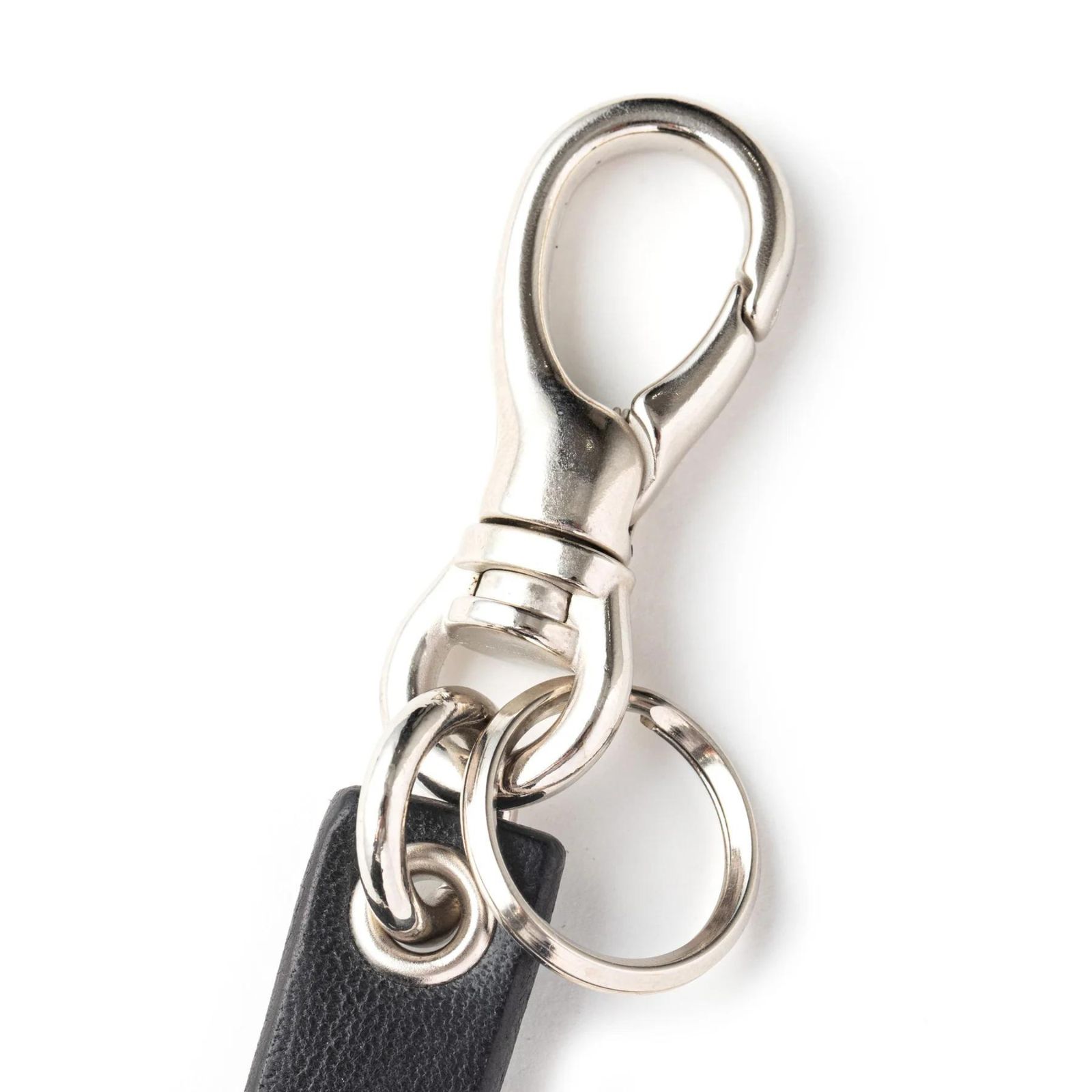 STUDS LEATHER ASSORT KEY RING ＜TYPE I＞ B (Black) / スタッズ レザー アソート キーリング