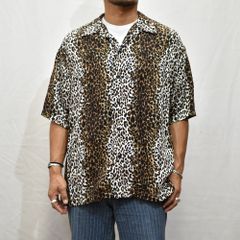 【代金引換不可】 CD Leopard Denim S/S Open Collar SH