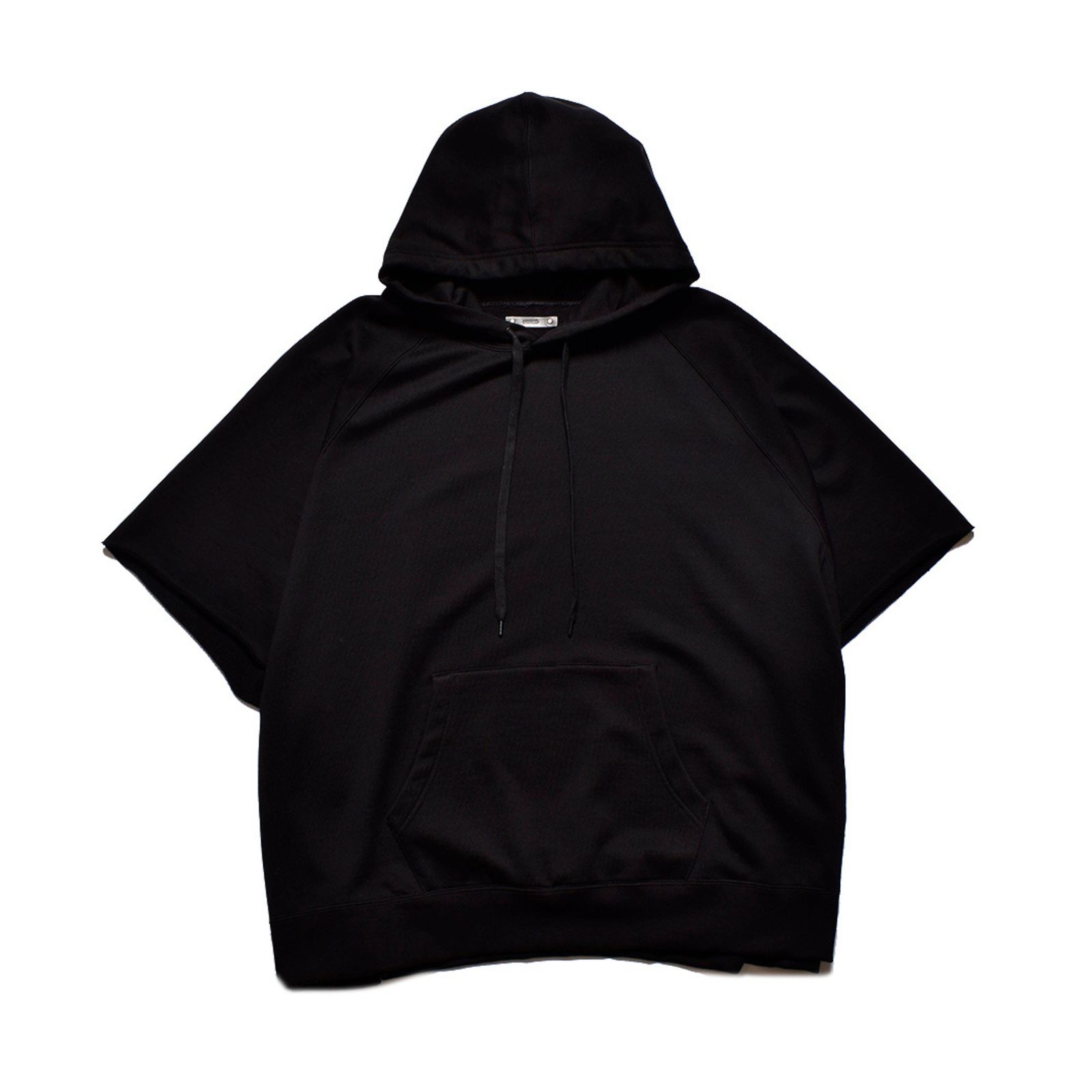 Square Big Nosleeve Hoodie （BLK） / ビッグノースリーブ フーディー （ブラック）