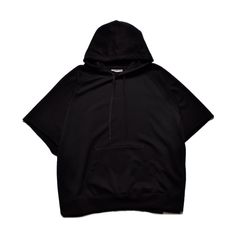 Square Big Nosleeve Hoodie （BLK） / ビッグノースリーブ フーディー （ブラック）