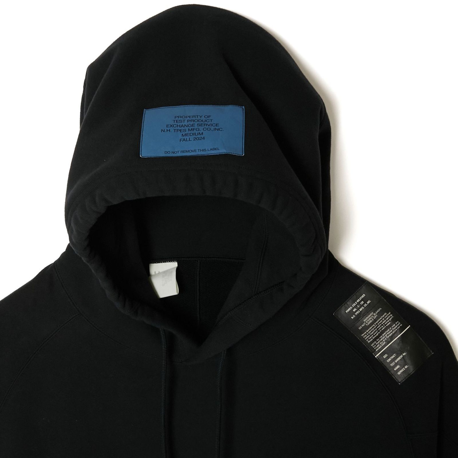 EXCHANGE POCKET HOODIE (BLACK) - フーディー パーカー （ブラック） / 9242-CS01-009
