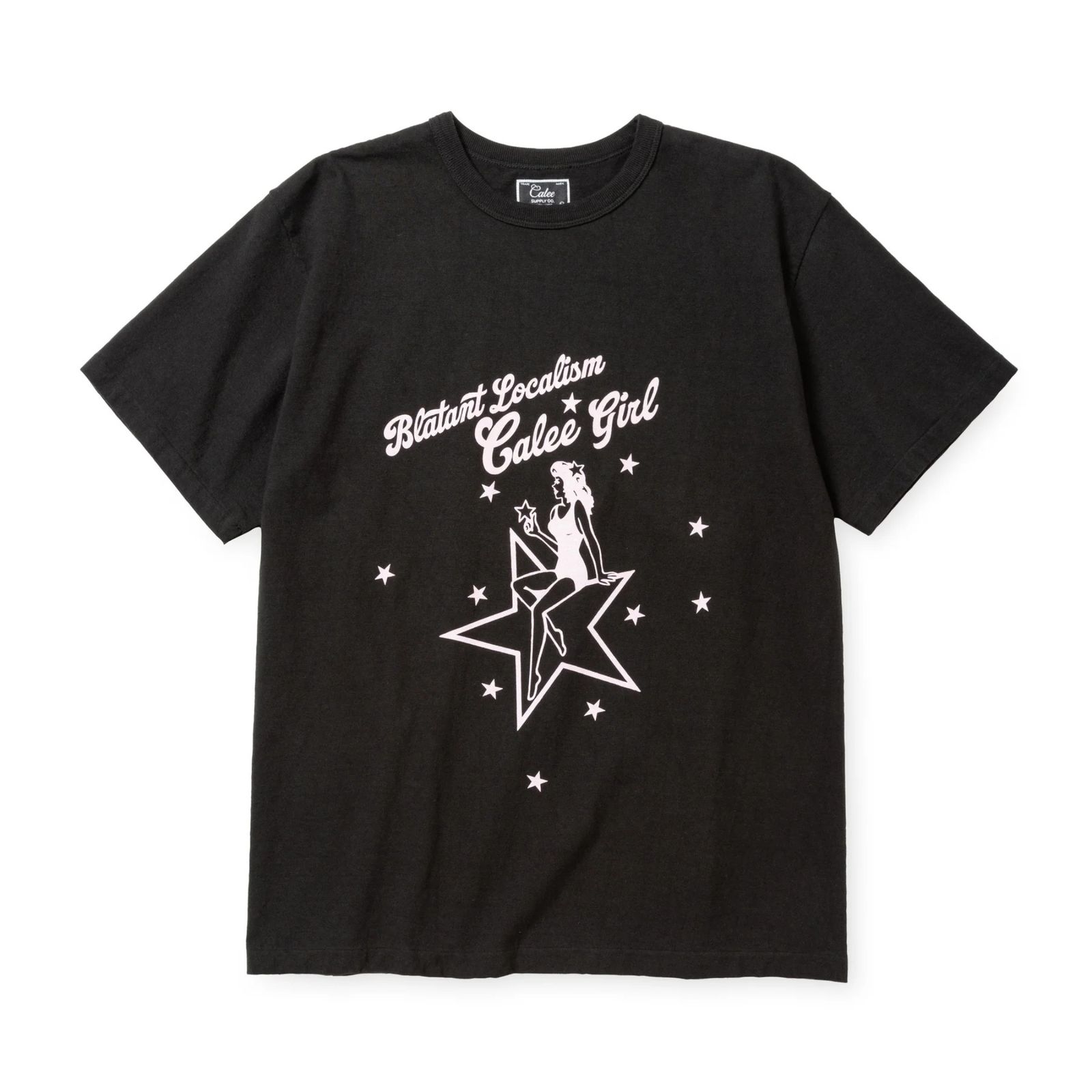 BINDER NECK CAL GIRL VINTAGE TEE (BLACK)｜プリントTシャツ｜CL-25SS062