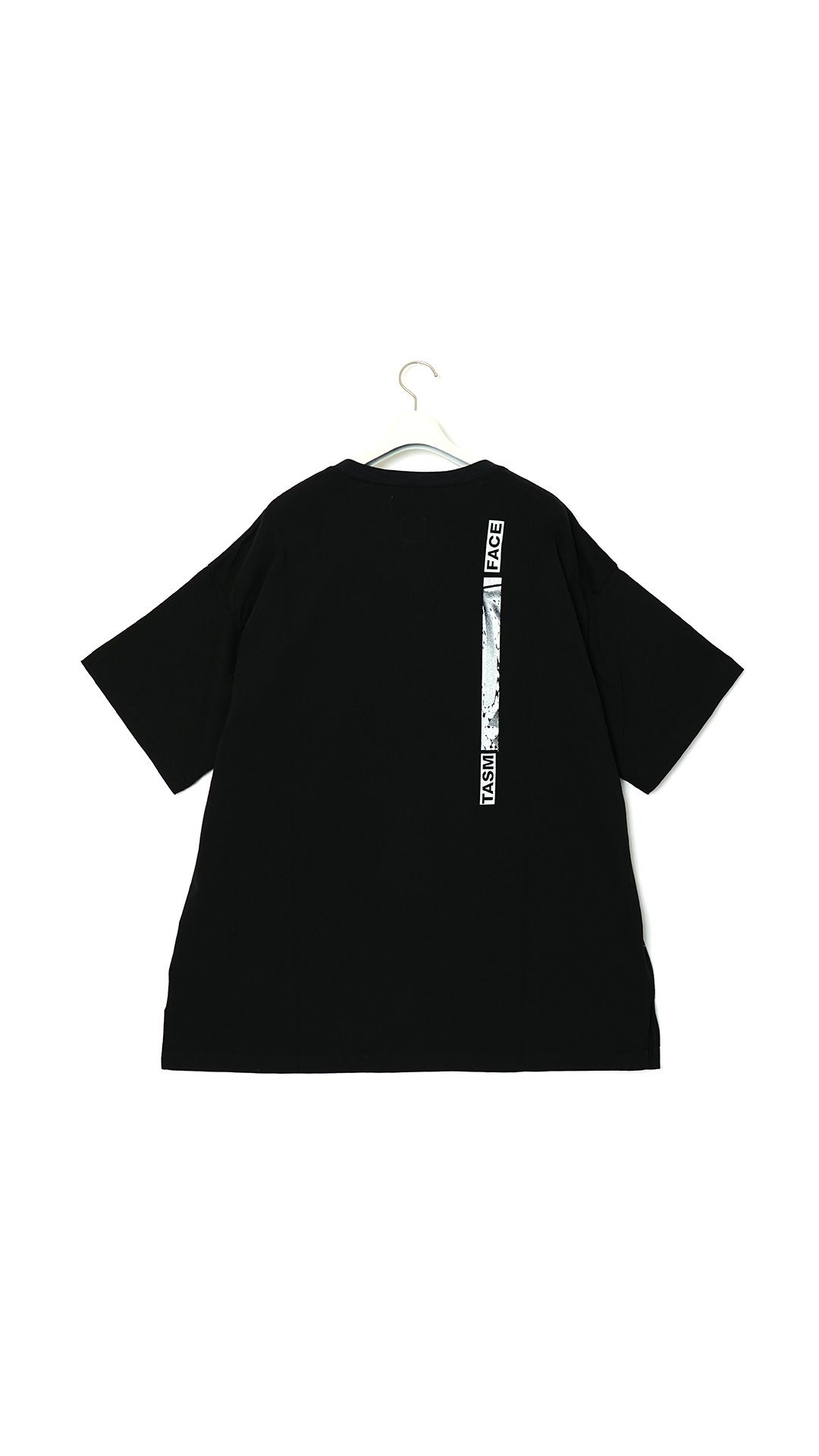 BARCODE PRINT TEE (BLACK)
