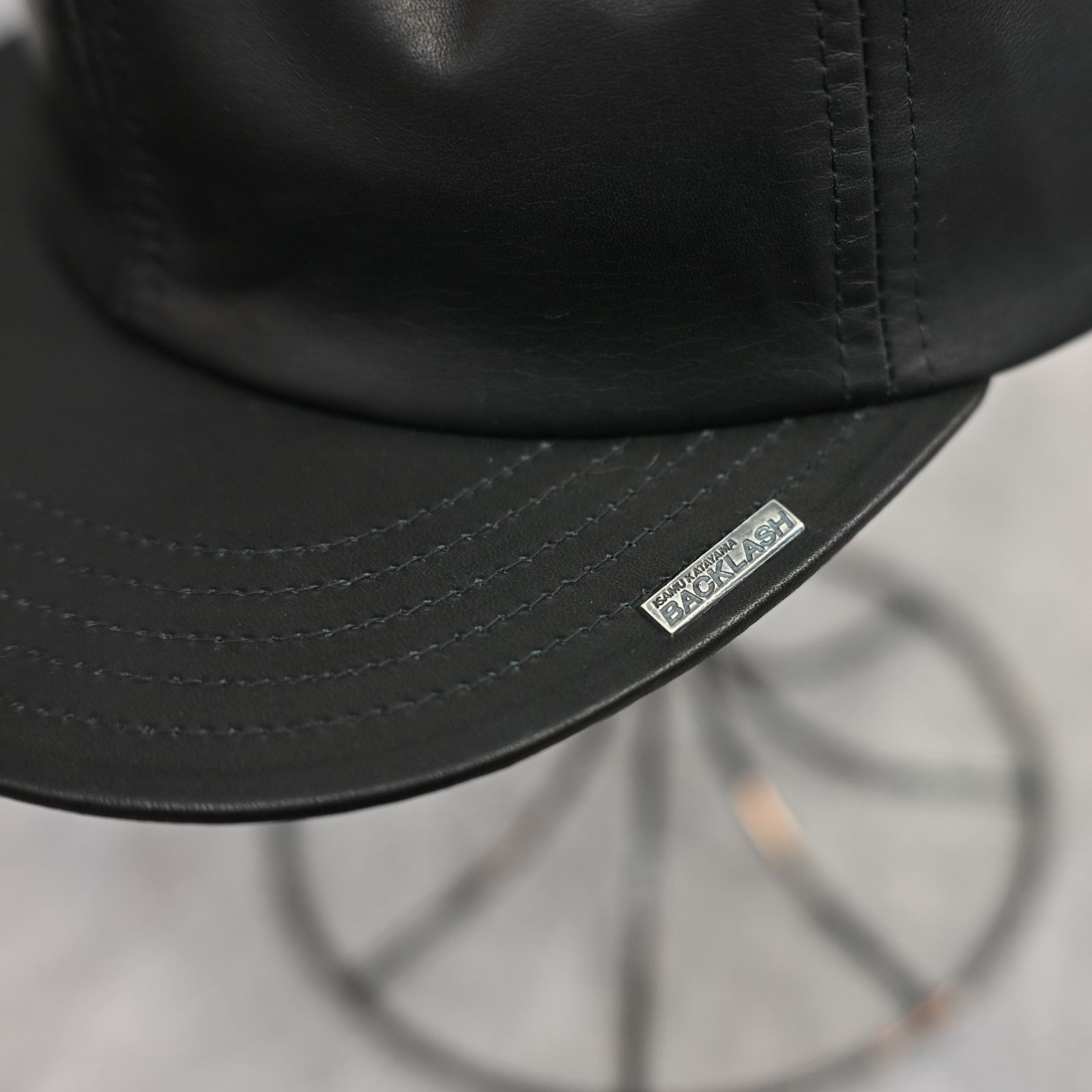 Furniture Leather ベースボールキャップ （BLACK） 858-05