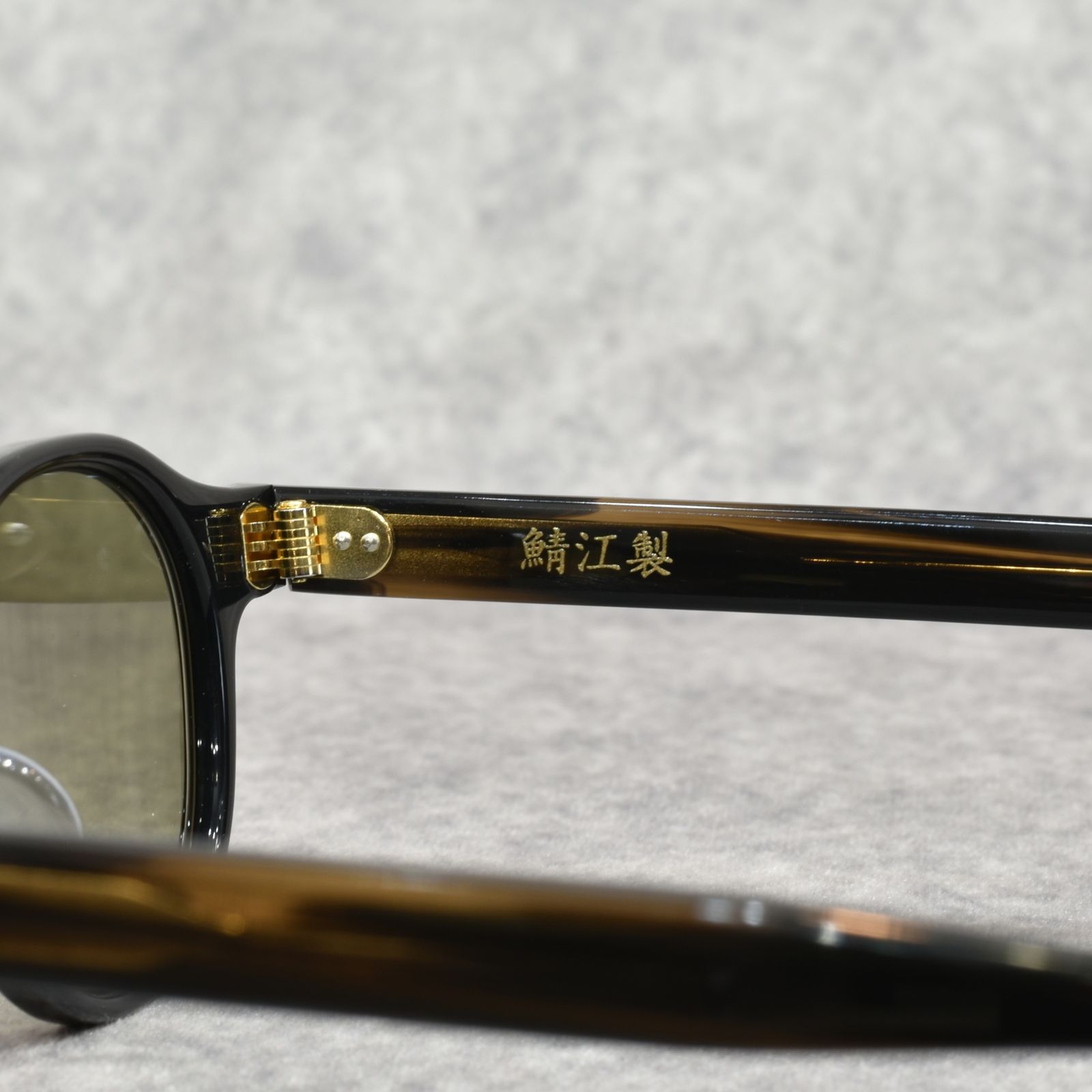 BOSTON TYPE GLASSES (BLACK DEMI / KHAKI)｜ボストン サングラス｜CL-26SS003G