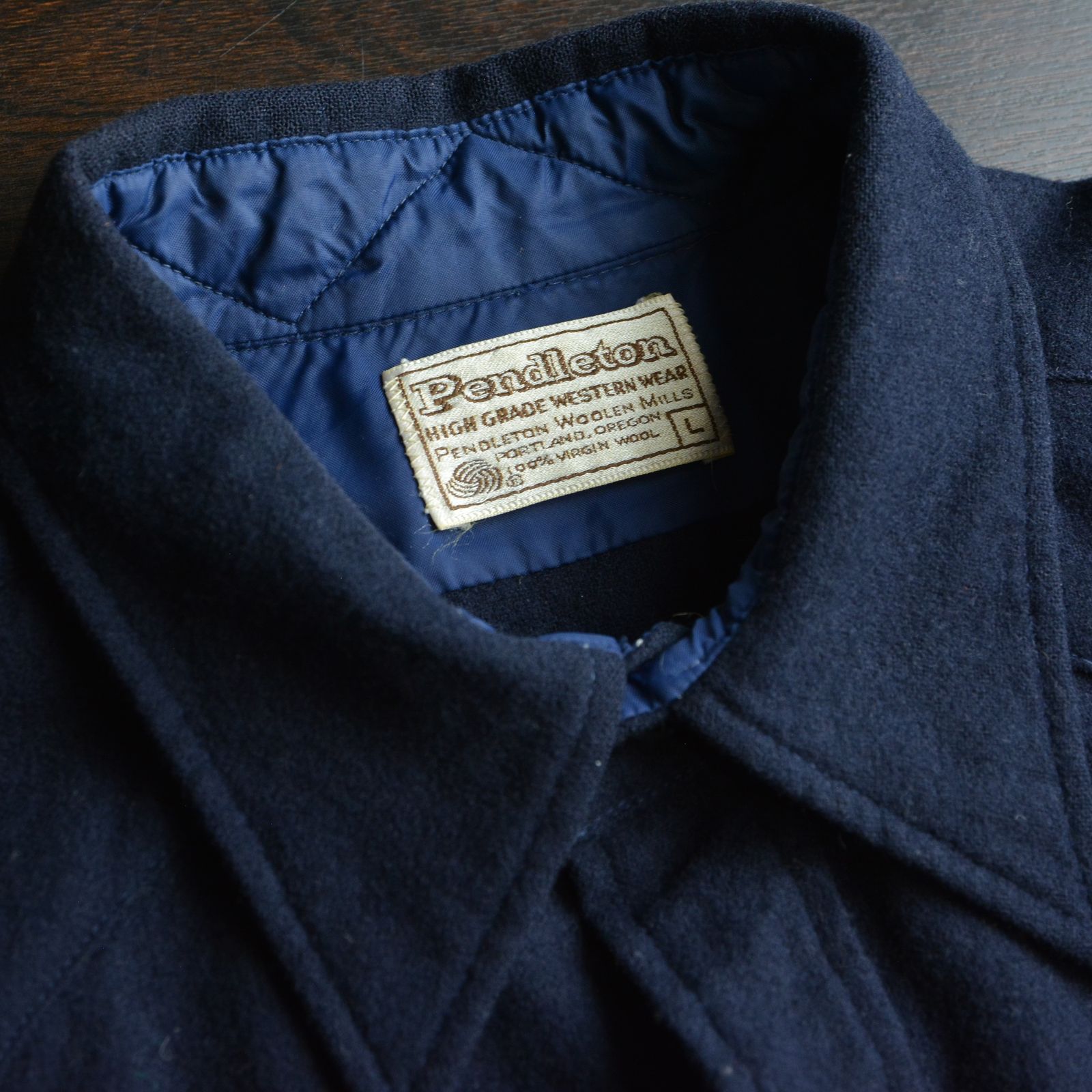 古着 80's / PENDLETON ペンドルトン ウエスタン ウールシャツ / Lサイズ