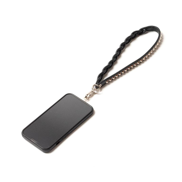 CALEE - × HIGH FIVE FACTORY LEATHER MULTI WRIST STRAP (BLACK CALEE - × HIGH FIVE FACTORY LEATHER MULTI WRIST STRAP (BLACK