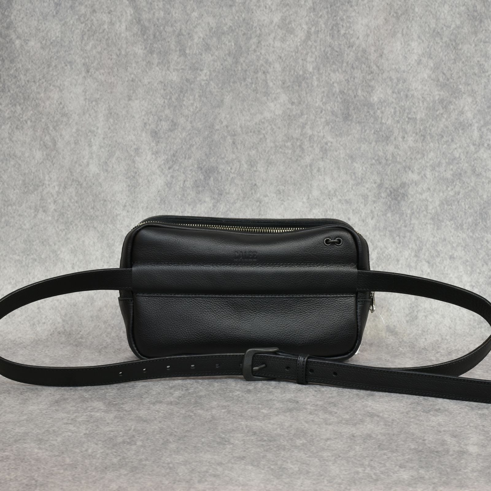 STUDS LEATHER BODY BAG (BLACK)｜ボディバッグ ウエストポーチ セカンドバッグ｜CL-25AW005LE