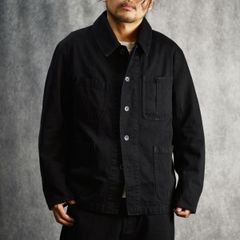 STEINBECK DENIM FRENCH JACKET (BLACK) / デニムフレンチジャケット （ブラック） / PC-005-2862-10