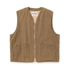 ZIP VEST (OLIVE)｜ジップベスト｜CL-26SS023