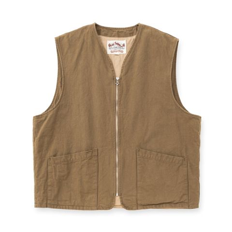 ZIP VEST (OLIVE)｜ジップベスト｜CL-26SS023