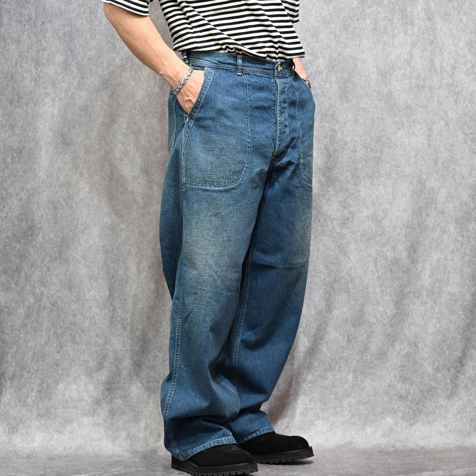 USN DENIM TROUSERS （USD） / USネイビー デニムトラウザー （インディゴ） 2026SS-PT4-YT