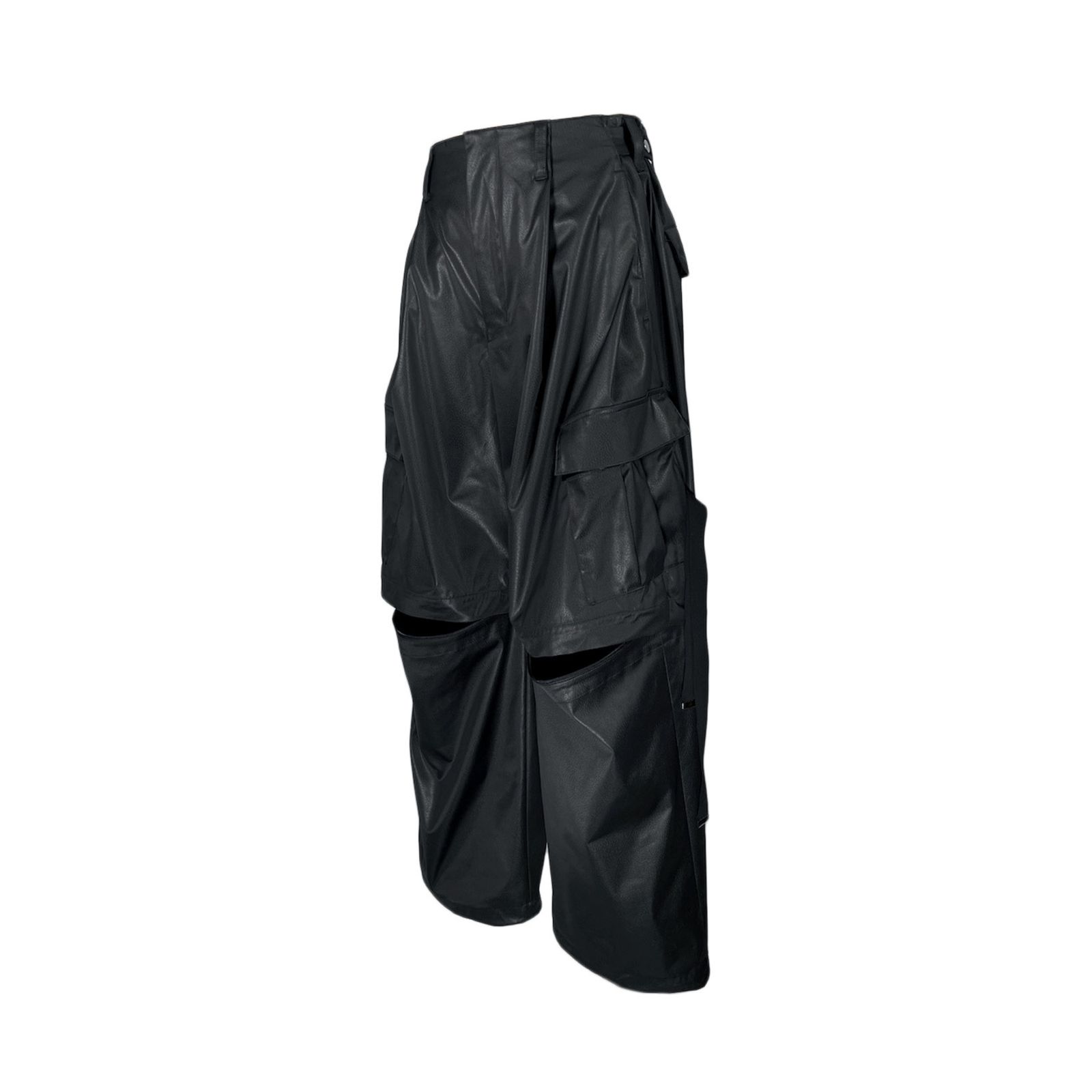 デタッチャブルワイドカーゴパンツ / LB24AW-PT05-EMBLTH (BLACK)