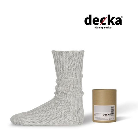 Cased Heavyweight Plain Socks -4th Collection- (FEATHER GRAY) | 専用ケース付き 厚手 靴下・ソックス