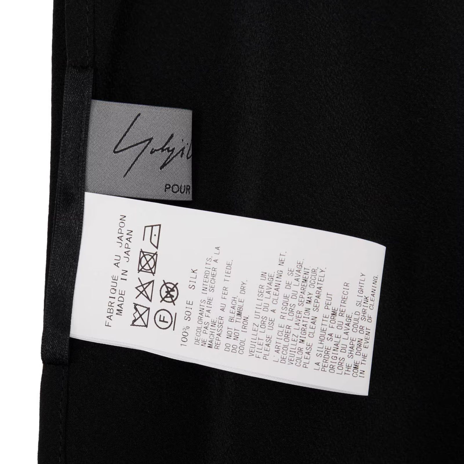 20MOMME DE CHINE SUEDE TUMBLER SCARF （BLACK / ブラック） スカーフ｜HW-L10-404-1-03