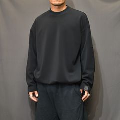 CREWNECK LONG SLEEVE  （BLACK） クルーネック ロングスリーブカットソー