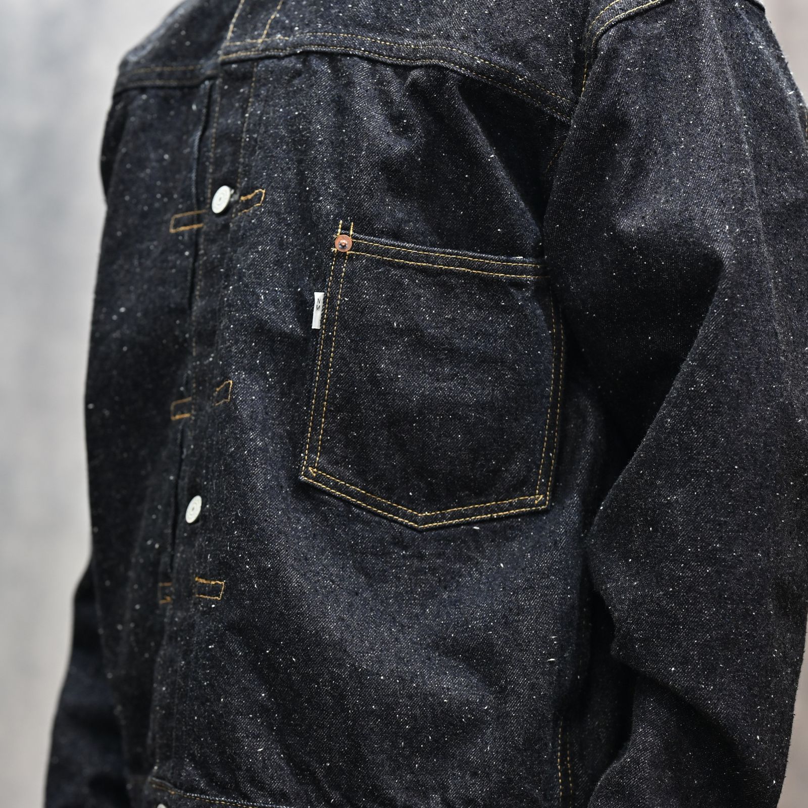 #029 WW II LV T-BACK DENIM JACKET ONE-WASHED （INDIGO） / デニムジャケット Gジャン ワンウォッシュ 大戦モデル （インディゴ）