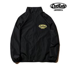 CUTRATE LOGO RIPSTOP STAND STAFF JACKET (BLACK×YELLOW) / リップストップ スタンドジャケット