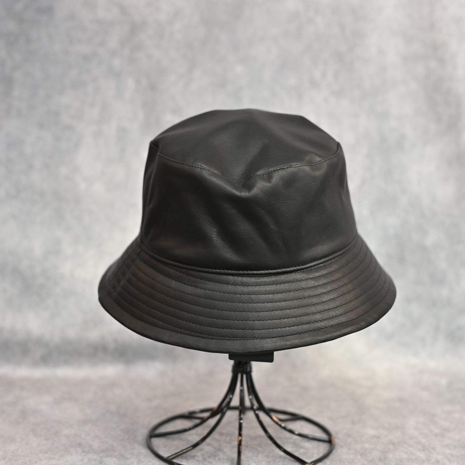 Furniture Leather バケットハット （BLACK / ブラック）
