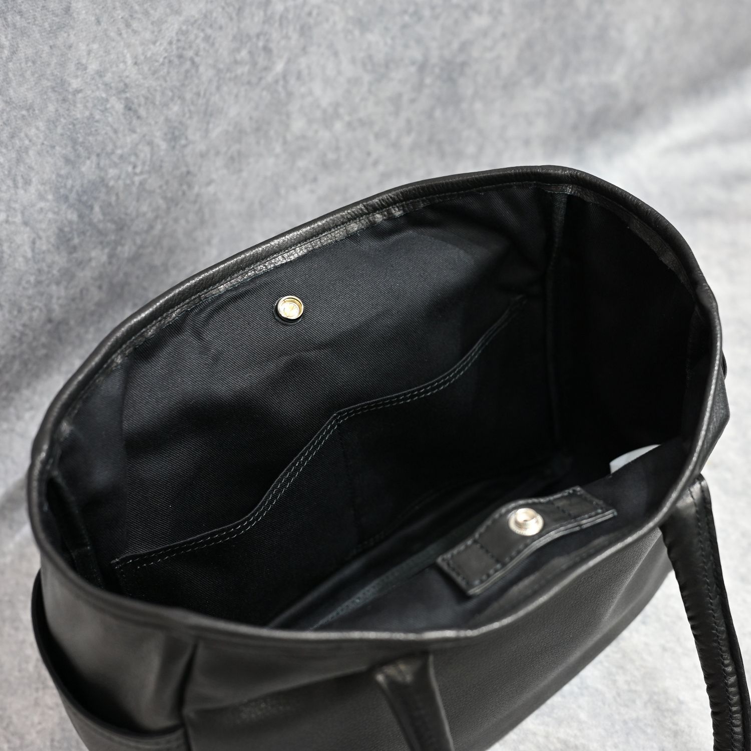 PC RIDERS LEATHER TOTE BAG S W/LOVE&PEACE SILVER （BLACK）｜トートバッグ （ブラック）｜BFA-P-017-3696