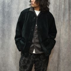 CT FLEECE BOA NO COLLAR JACKET (BLACK)｜コットンフリース ボア ノーカラージャケット｜CL-25AW017